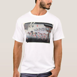 T-shirt 42. 宮 宿, 広 重 Miya-juku, Hiroshige, Ukiyo-e