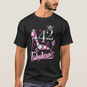 T-shirt 42 Et Fabuleux Joyeux 42e Fête d'Anniversaire Fill