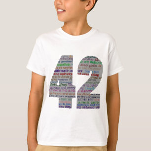 T-shirt 42 : La vie l'univers et tout