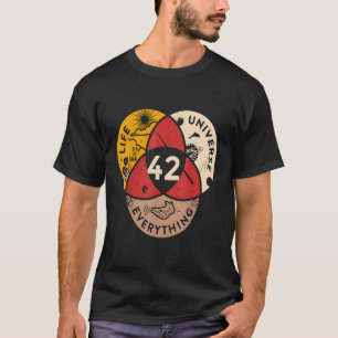 T-shirt 42 Réponse à la vie, l'univers et tout Science
