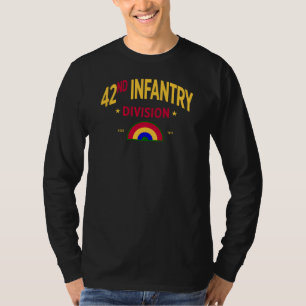 T-shirt 42e division d'infanterie "Arc-en-ciel" Long
