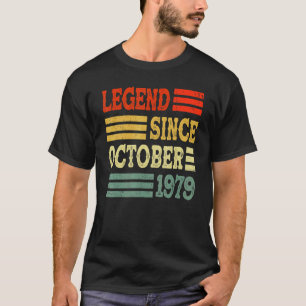 T-shirt 43 ans de légende depuis octobre 1979 43e naissanc