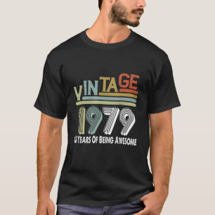 T-shirt 43 Ans D'Être Étonnant 1979 Vintage