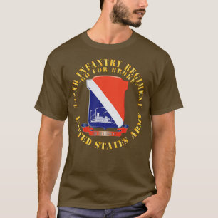 T-shirt 442e Régiment d'infanterie DUI Aller pour Broke X