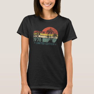 T-shirt 44 Anniversaire stupéfiant depuis juin 1978