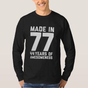 T-shirt 44e anniversaire Cadeau pour lui Hommes Âge 44 an