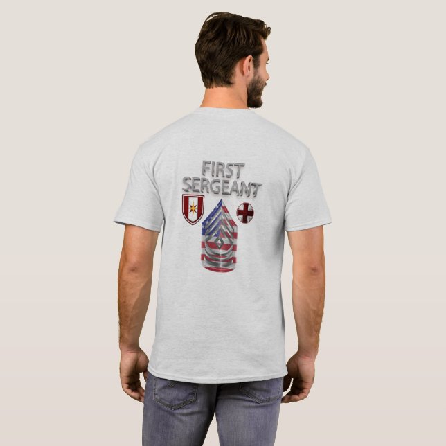 T-shirt 44e Brigade Médicale Premier sergent (Dos entier)