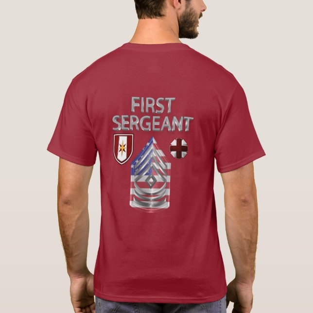 T-shirt 44e Brigade Médicale Premier sergent "TOP" (Dos)