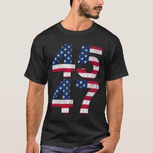 T-shirt 45 47 2024 Président Vintage