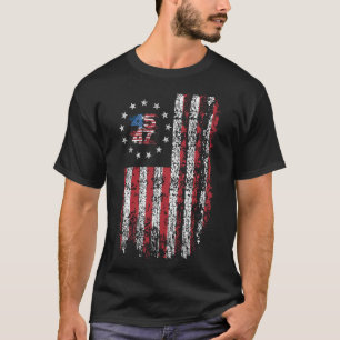 T-shirt 45 47 Président 47 Président du drapeau américain