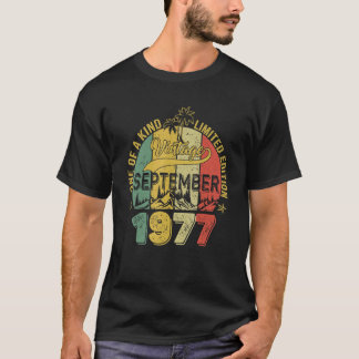 T-shirt 45 Ans 45e Anniversaire Awesome depuis Septembre