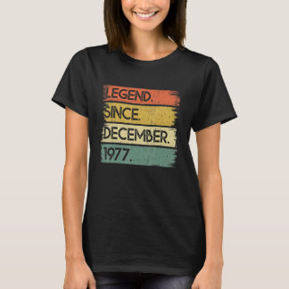 T-shirt 45 ans de légende depuis décembre 1977 45e naissan