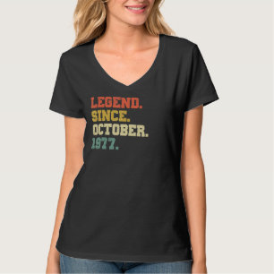 T-shirt 45 ans de légende depuis octobre 1977 45e naissanc