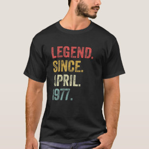 T-shirt 45E Anniversaire Cadeaux 45 Ans Légende Depuis Ap