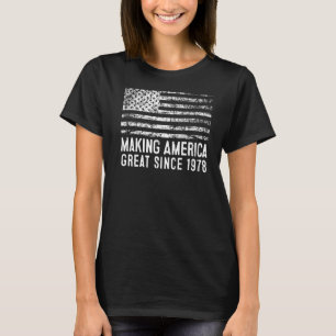 T-shirt 45ème anniversaire de la grandeur de l'Amérique de