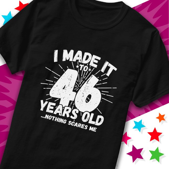 T-shirt 46 Ans Mème sarcastique vieux drôle 46ème annivers (Créateur téléchargé)