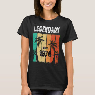 T-shirt 46e anniversaire 1976 Anniversaire pour les femmes