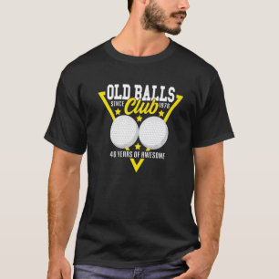 T-shirt 46e anniversaire I Old Balls Club I Golfing Balls