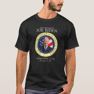 T-shirt 46e Président Joe Biden Commemor de la Journée d'I