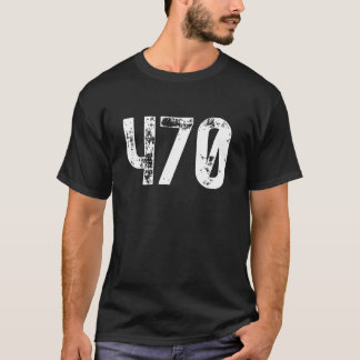 T-shirt 470 Indicatif régional Atlanta GA Mobile Telephone
