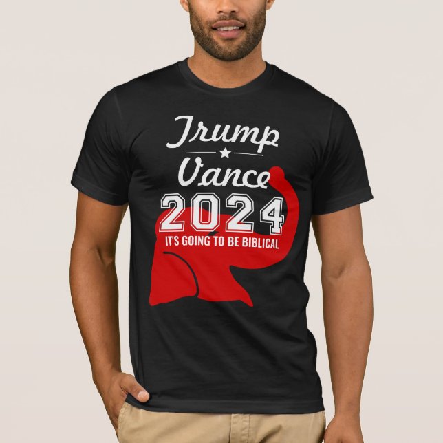 T-shirt 47 Trump J. D. Vance 2024 (Devant)
