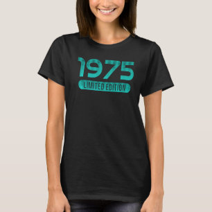 T-shirt 47e anniversaire Dames Mens 47 ans 1975 2