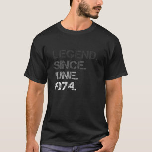 T-shirt 47E Anniversaire Hommes Femmes 47 Ans Légende Depu
