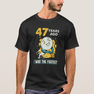T-shirt 47ème Anniversaire Hommes Humour Il Y A 47 Ans J'É