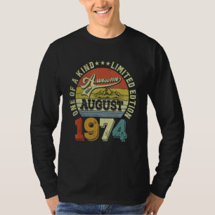 T-shirt 48 Ans Awesome depuis août 1974 48e Naissance