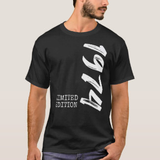 T-shirt 48e anniversaire Dames Mens 48 ans 1974 7