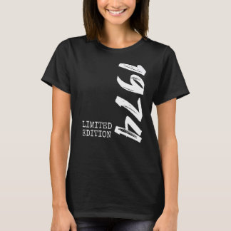 T-shirt 48e anniversaire Dames Mens 48 ans 1974 7