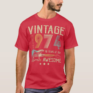 T-shirt 48e anniversaire femmes hommes Vintage stupéfiant 