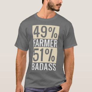 T-shirt 49 Agriculteur 51 Badass Farm Lover Farming