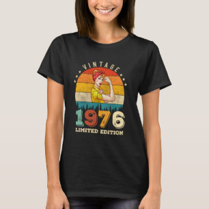 T-shirt 49 ans Anniversaire 1976 Vintage 49e anniversaire 