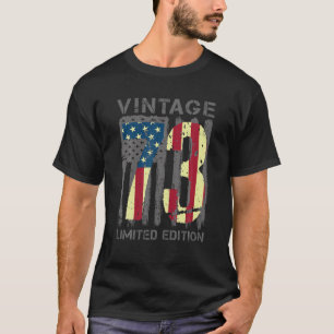T-shirt 49 Ans Vintage 1973 49E Anniversaire Décoration