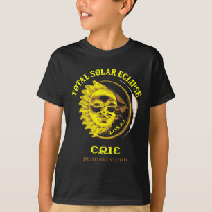 T-shirt 4.08.24 Total Solaire Eclipse 2024 Erie Pennsylvan