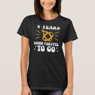 T-shirt 4 ans à jamais aller 4ème anniversaire de mariage