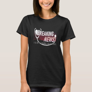 T-shirt 4 ans d'anniversaire de travail d'infirmière 4ème