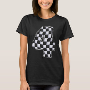 T-shirt 4 ans d'équipage de fosse Boy course de voiture 4e