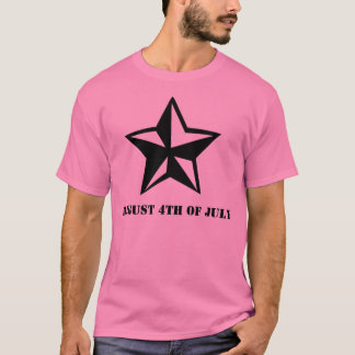 T-shirt 4 août de juillet