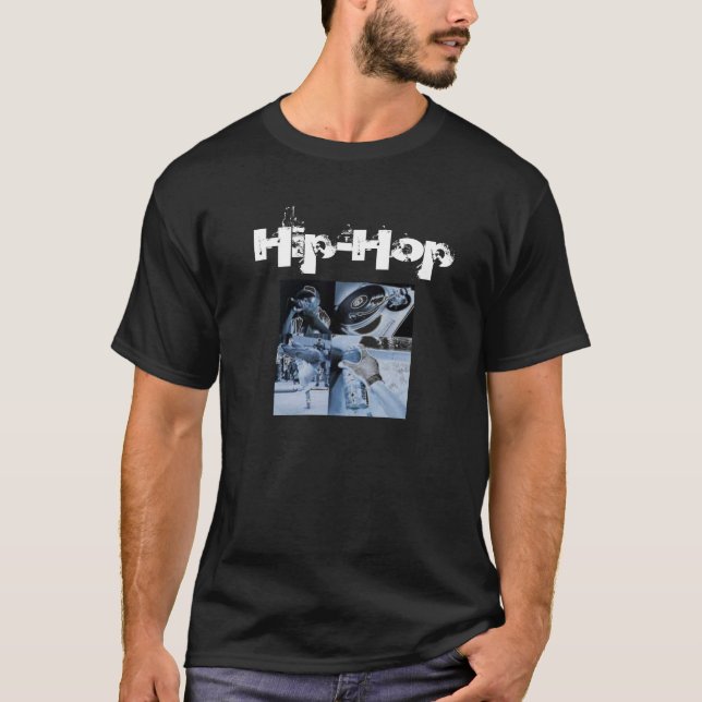 T-shirt 4 éléments de hip hop (Devant)