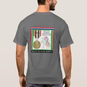 T-SHIRT 4 ÉTOILES DE CAMPAGNE VÉTÉRAN DE LA GUERRE IRAQ