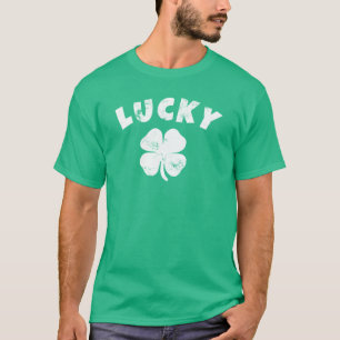 T-shirt 4 feuilles Lucky Clover St. Patrick's Day