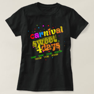 T-shirt 4 jours sucrés (modifiable)