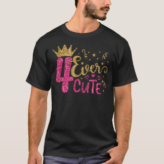 T-shirt 4 Joyeux 4e anniversaire Joyeux garçon de quatre a