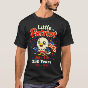 T-shirt 4 juillet 250 ans 1776-2026 Mignon Aigle Feux d'ar