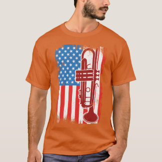 T-shirt 4 juillet amis de USArumpeter