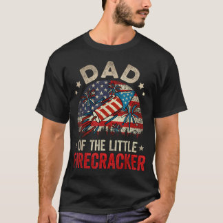 T-shirt 4 Juillet Anniversaire Papa Papa Du Petit