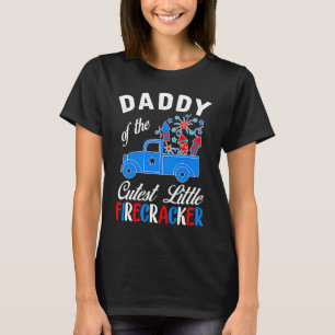 T-shirt 4 juillet Anniversaire Papa Papa Papa Du Petit Feu