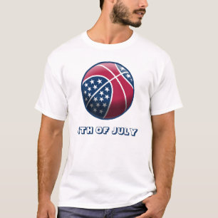 T-shirt 4 juillet Basket